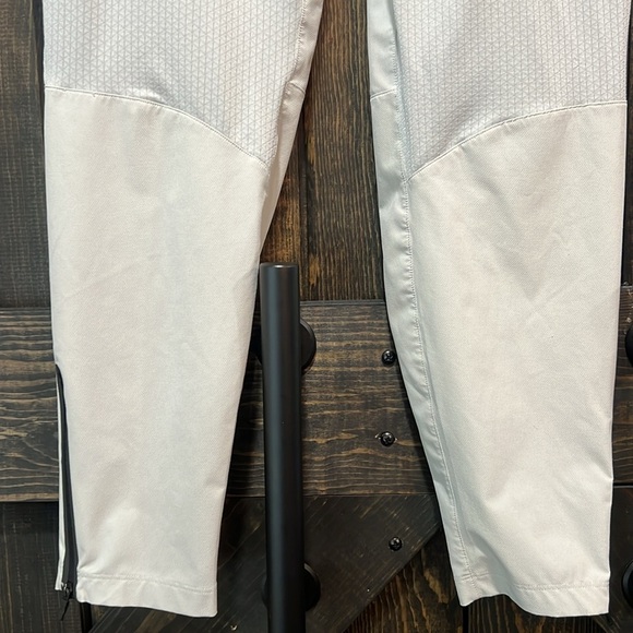 GymShark Hybrid Woven Pants S Grey Activewear Stretch Zipper Pockets Workout - Picture 11 of 16